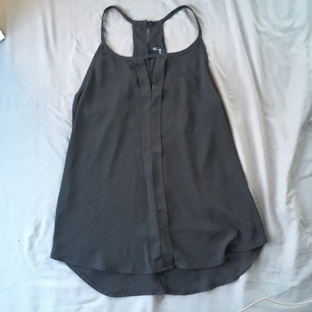 Ro & De Black Cutout Camisole
